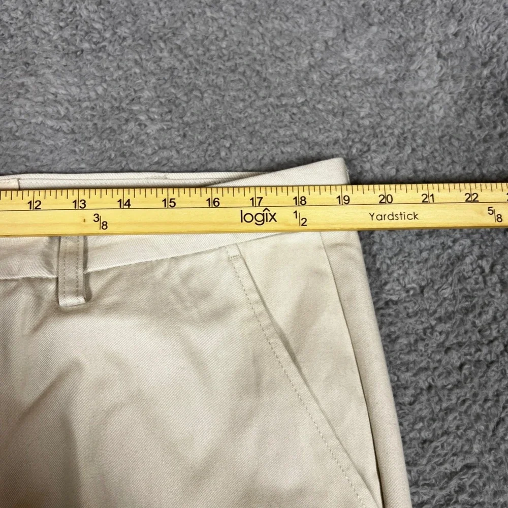 St Johns Chino Pants Mens 38x29 Khaki Beige Classic Fit Flat Front Business NEW - Picture 5 of 10